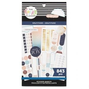 Gratitude Happy planner stickers 

30 sheets with 843 stickers.